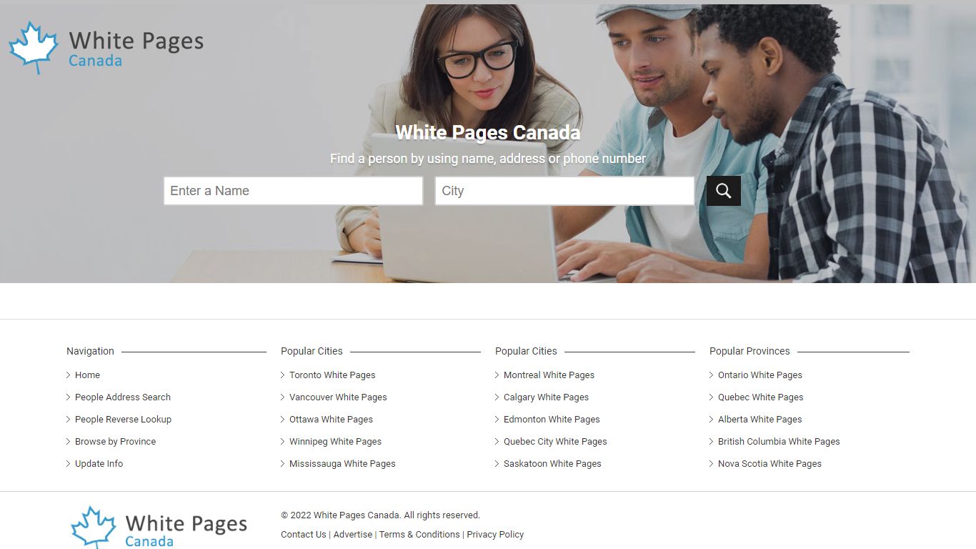 Find a Person in Canada, White Pages Canada